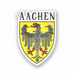 Aachen coat of arms, Germany Klistermärken