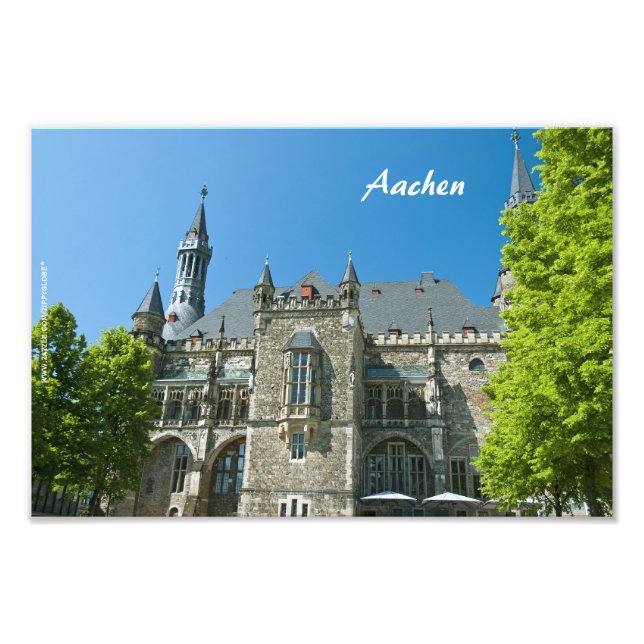 Aachen Fotoförstoring Fototryck (Framsidan)
