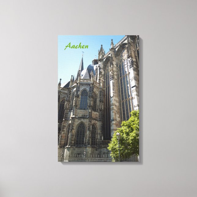 Aachen lindad duk canvastryck (Framsida)