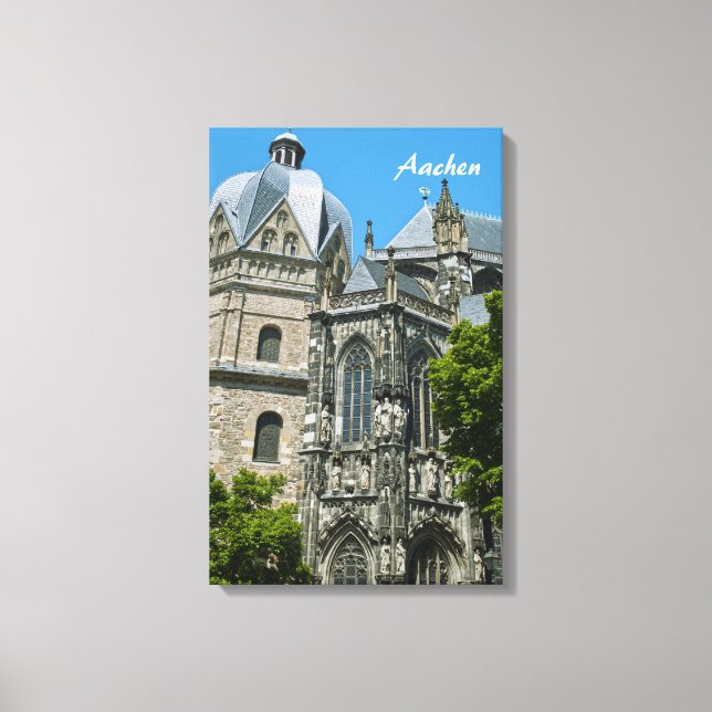 Aachen lindad duk canvastryck (Framsida)