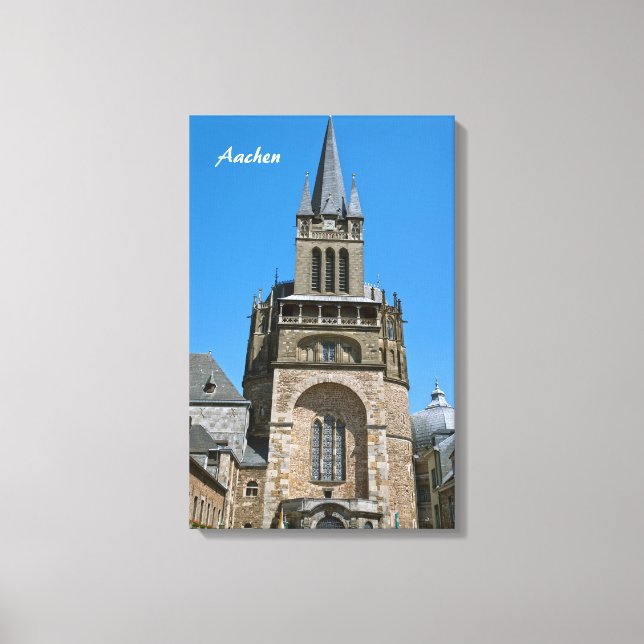 Aachen lindad duk canvastryck (Framsida)