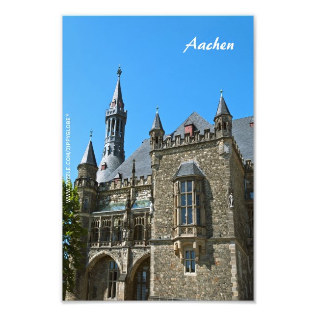 Aachen Photo Print Fototryck (Framsidan)
