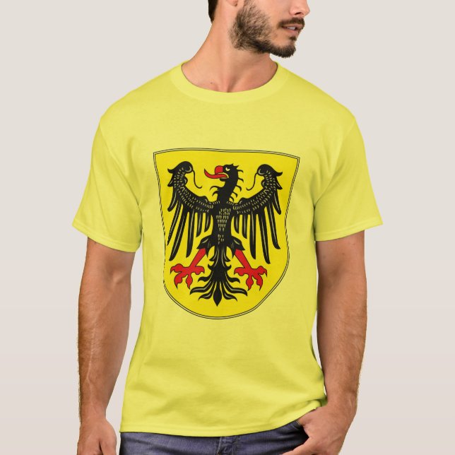 Aachen vapensköldT-tröja T-shirt (Framsida)