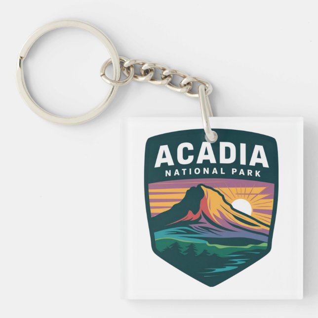 Aadia National Park Sunset Badge Illustration (Framsidan)