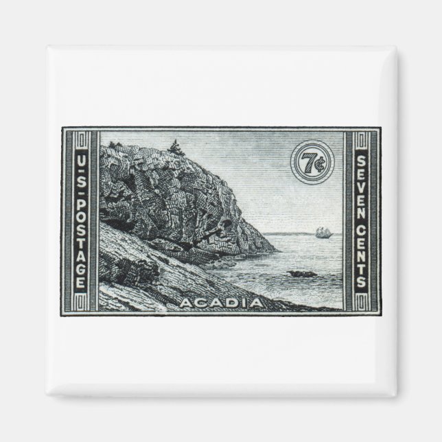 Aadias nationalpark 1934 magnet (Framsidan)