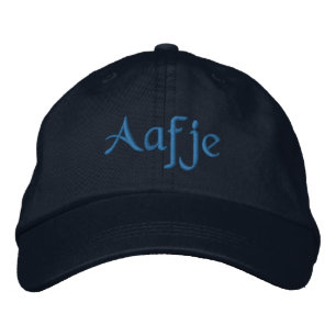 Aafje Personlig Blue Embroized Baseball Cap Broderad Keps