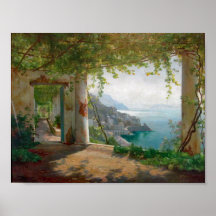 Aagaard Loggia Amalfi Italien Painting