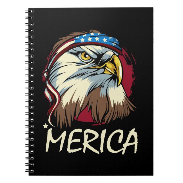 Aagle 4:e juli Amerikanska Anteckningsbok (Framsidan)