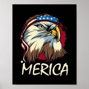 Aagle 4:e juli Amerikanska Poster