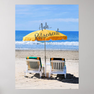 Aah..Pension, en dag på stranden Poster