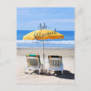 Aah..Pension, en dag på stranden Vykort