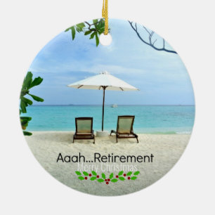 Aah...pension. God jul Julgransprydnad Keramik