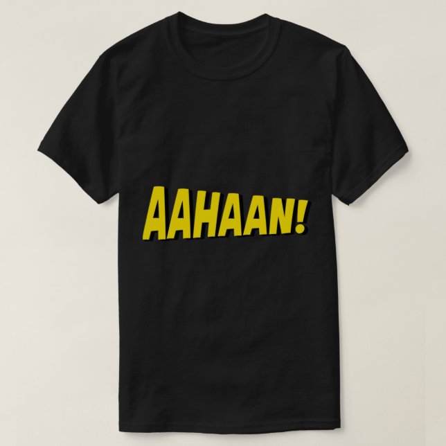 Aahaan vadivelu-kjol tshirt t shirt (Design framsida)
