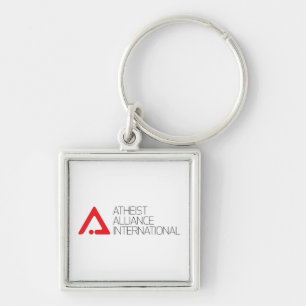 AAI Keychain Fyrkantig Silverfärgad Nyckelring
