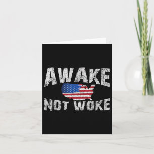 Aake men not woke USA 4:e juli Kort
