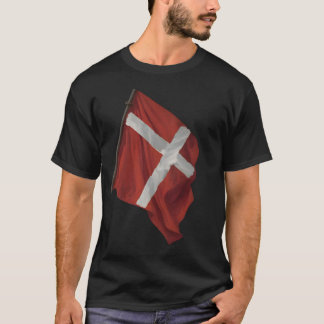 Aalborg Danmark _Flagga T Shirt