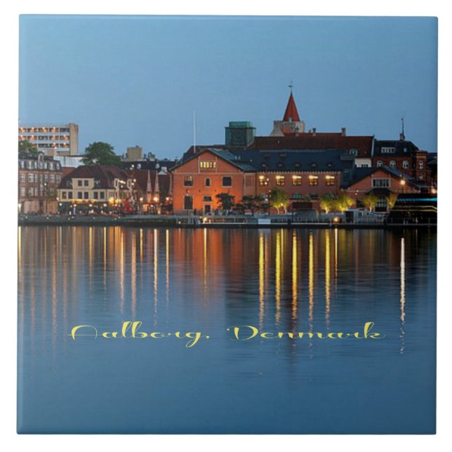 Aalborg, Danmark Kakelplatta (Framsidan)