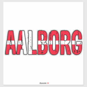 Aalborg, Danmark Klistermärken