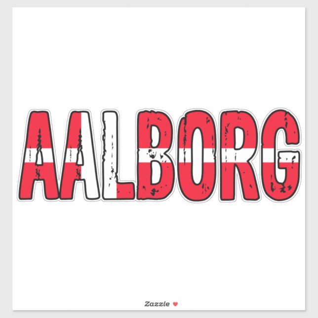 Aalborg, Danmark Klistermärken (Ark)