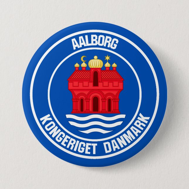 Aalborg Round Emblem Knapp (Framsida)