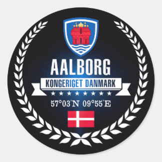 Aalborg Runt Klistermärke