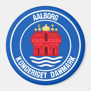 Aalborgrundans emblem magnet