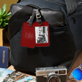 Aan land tekening bagagebricka