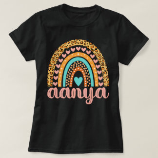 Aanya Namn Aanya Födelsedag T Shirt