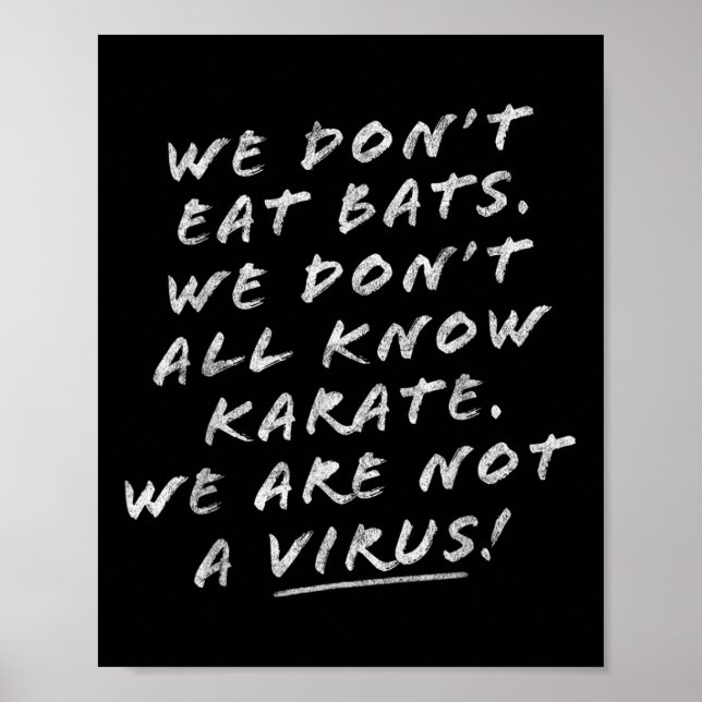 Aapi Awareness (asiatisk direktantirasism) Stoppa  Poster (Framsidan)