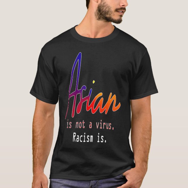 AAPI-medvetande om antiasiatisk rasism Stoppa Asie T Shirt (Framsida)