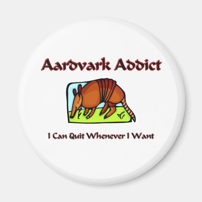 Aardvark Addict Magnet (Framsidan)
