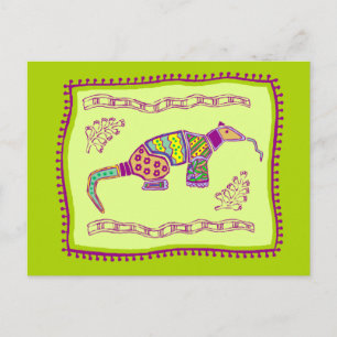 Aardvark Quilt Vykort