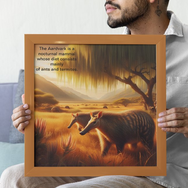 Aardvark Serene Wildlife Harmony Poster (Skapare uppladdad)
