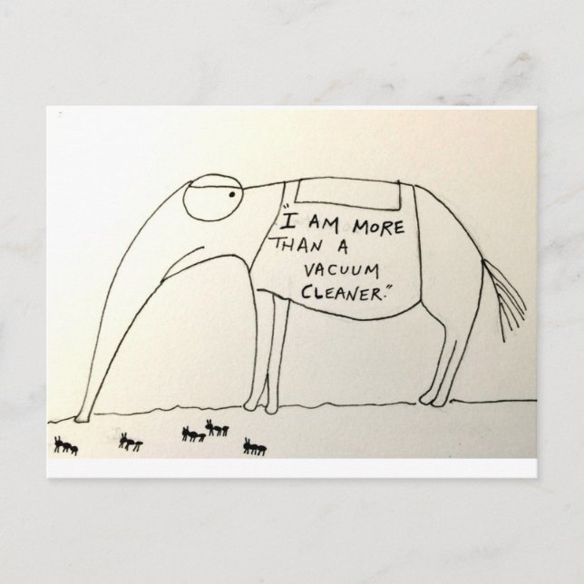 Aardvarks erbjudanden vykort (Framsida)