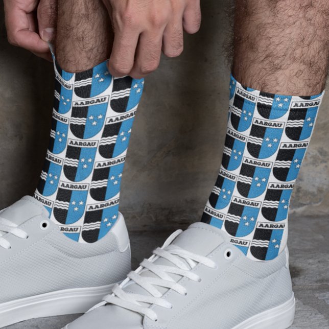 Aargau, Schweiz. Schweiziska kantoner Jackar Arm Strumpor (Skapare uppladdad)