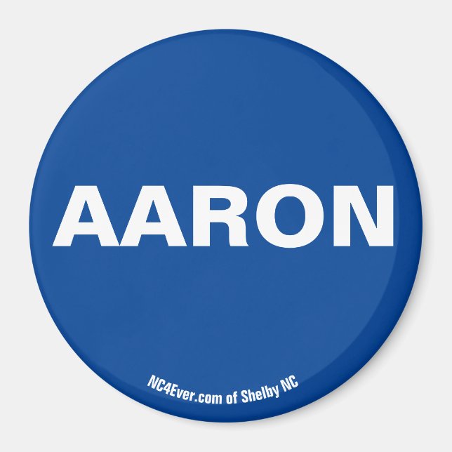AARON Blue magnet (Framsidan)