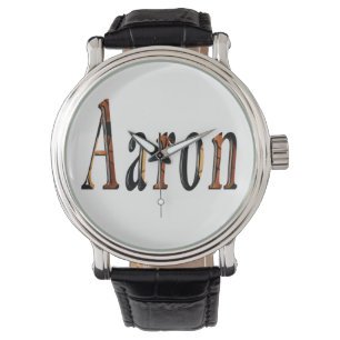 Aaron Boys Namn Logotyp Armbandsur