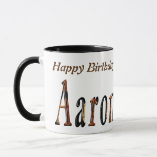 Aaron Boys Namn Logotyp Mugg
