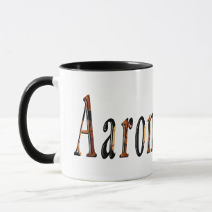 Aaron Boys Namn Logotyp Mugg