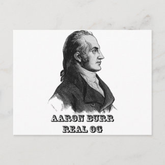 Aaron Burr Original Gangsta Vykort