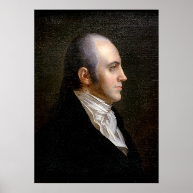 Aaron Burr Porträtt Poster (Framsidan)