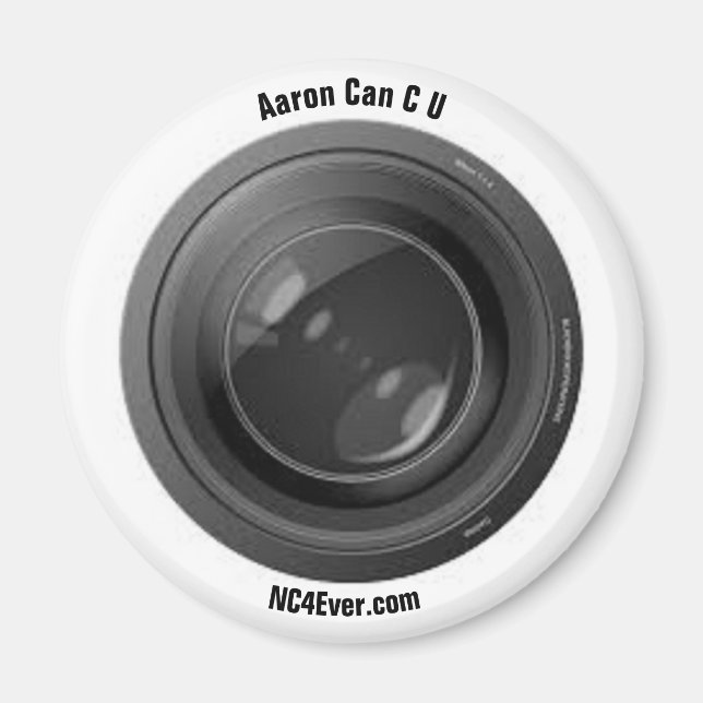 Aaron Can C U Magnet (Framsidan)