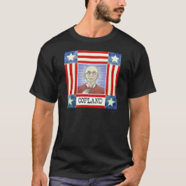 Aaron Copland mörkT-tröja T-shirt