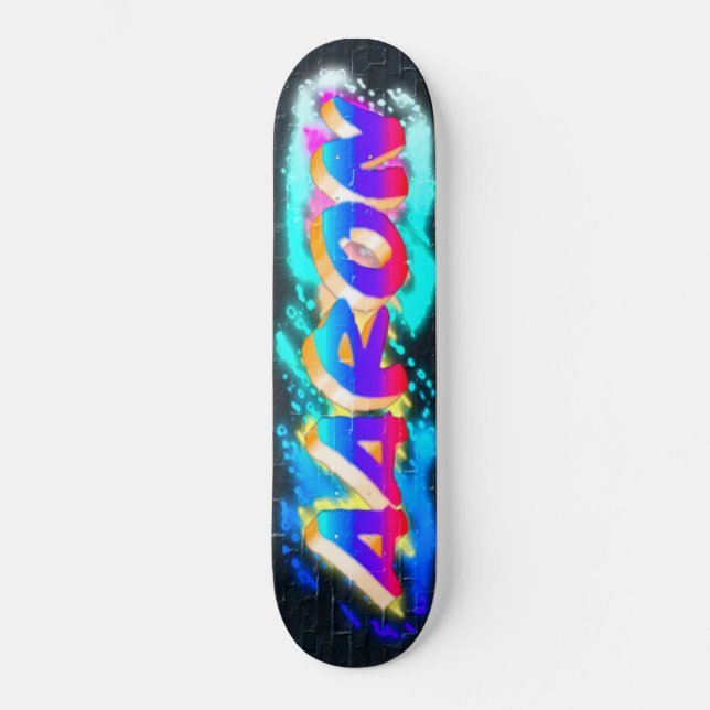 AARON Customized Graffiti Skateboard (Framsida)