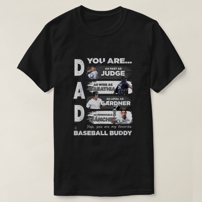 Aaron Doktor Baseball Buddy Apparel1754 T Shirt (Design framsida)