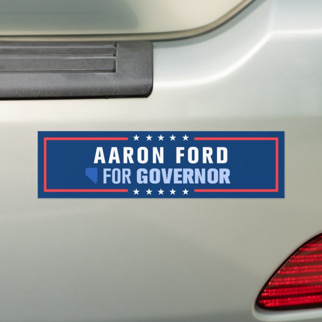 Aaron Ford för Nevada-guvernör Bildekal (På Bil)