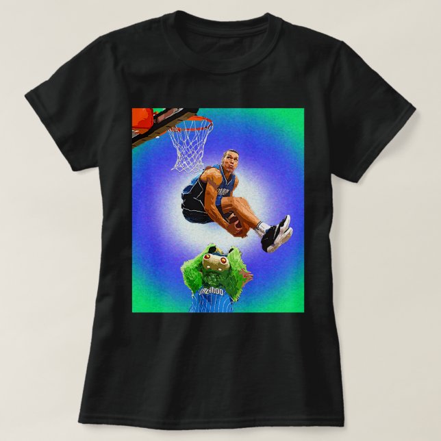 Aaron Gordon 2016 Dunk Tävling Long T Shirt (Design framsida)