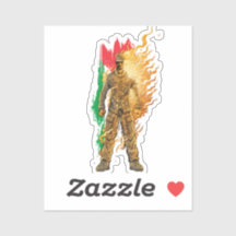 Aaron hjälte-bushnell gratis palestine Sticker