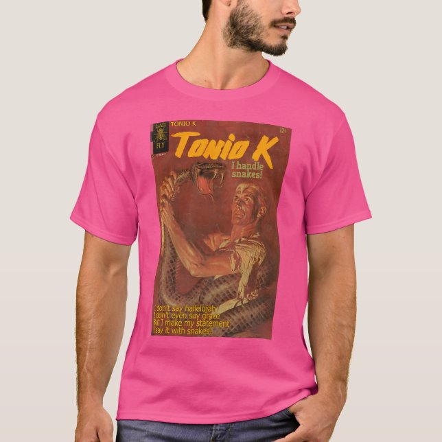 Aaron K I Handle Snakes T Shirt (Framsida)