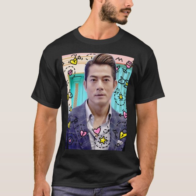 Aaron Kwok disturbed by stickers of love2296png229 T Shirt (Framsida)